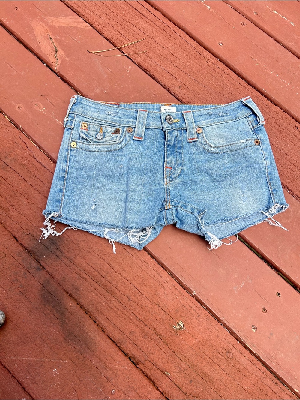 True Religion cutoff shorts